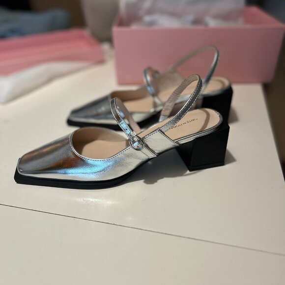 MARCHE METALLIC SLINGBACK MARY JANE - Picture 6 of 8